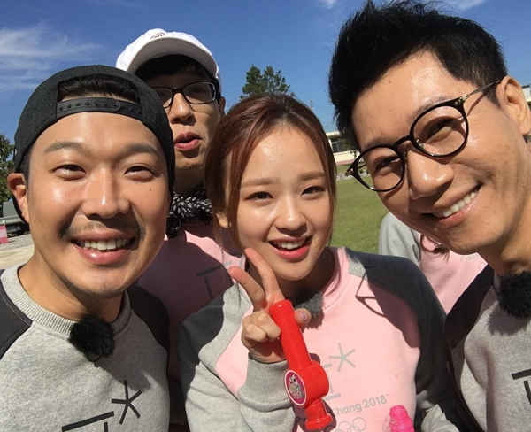 ▲SBS 예능 '일요일이 좋다 - 런닝맨' 하하, 유재석, 손연재, 지석진(사진=지석진 인스타그램)