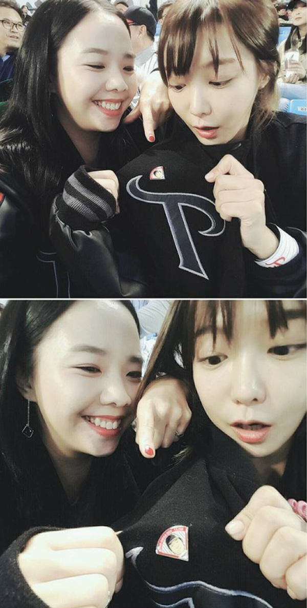 ▲배우 신소율이 엘지의 플레이오프 진출에 대한 기쁨을 드러냈다.(사진=신소율 인스타그램)