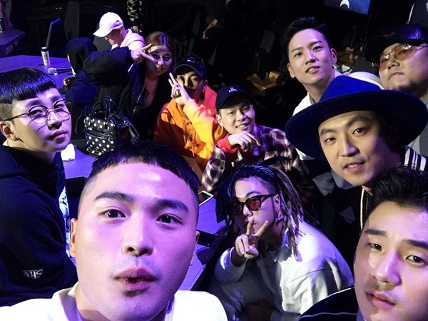 ▲JTBC '힙합의 민족2' 프로듀서들(사진=마이크로닷 인스타그램)