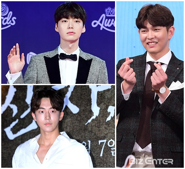 ▲안재현-윤균상-남주혁(비즈엔터DB)
