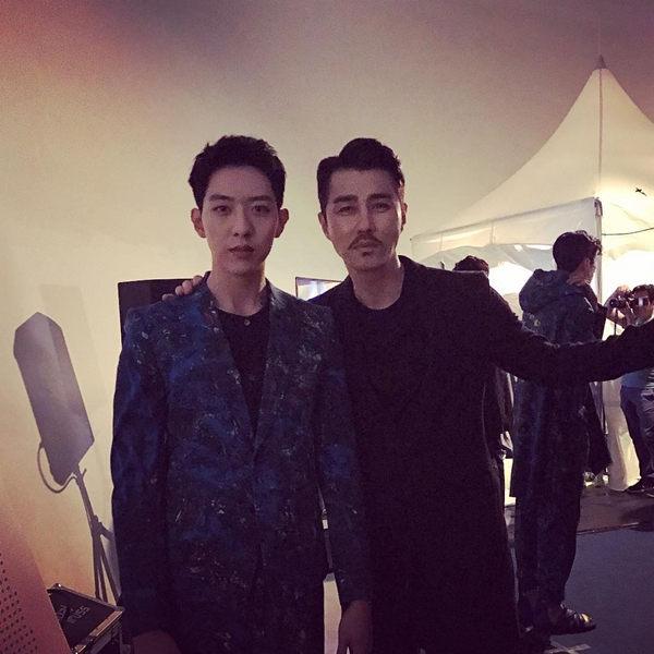 ▲씨엔블루 이정신, 배우 차승원(사진=이정신 인스타그램)