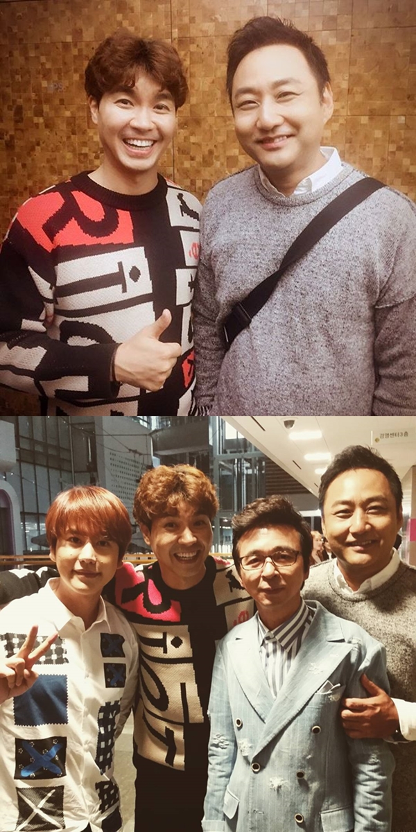 ▲박수홍, 김수용, 규현, 김국진(사진=김수용 인스타그램)