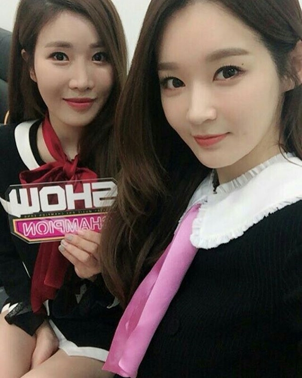 ▲듀오 다비치(사진=MBC뮤직 '쇼챔피언'  공식 인스타그램)