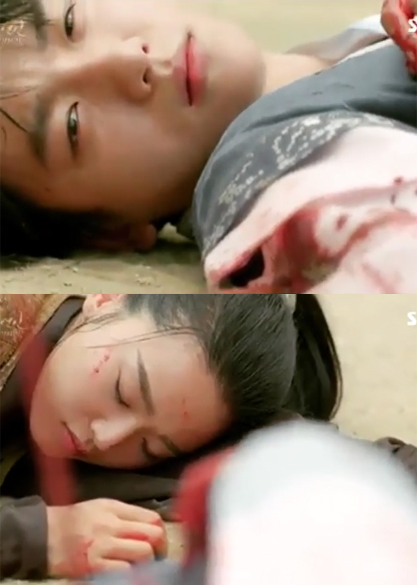 ▲'달의 연인' 백현 지헤라(사진=SBS)