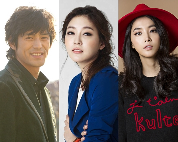 ▲오지호, 박진희, 오윤아(출처=각 소속사 제공)