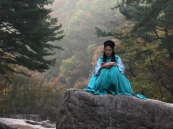 ▲공승연이 '마이 온리 러브송' 촬영 현장을 전했다.(사진=공승연 인스타그램)