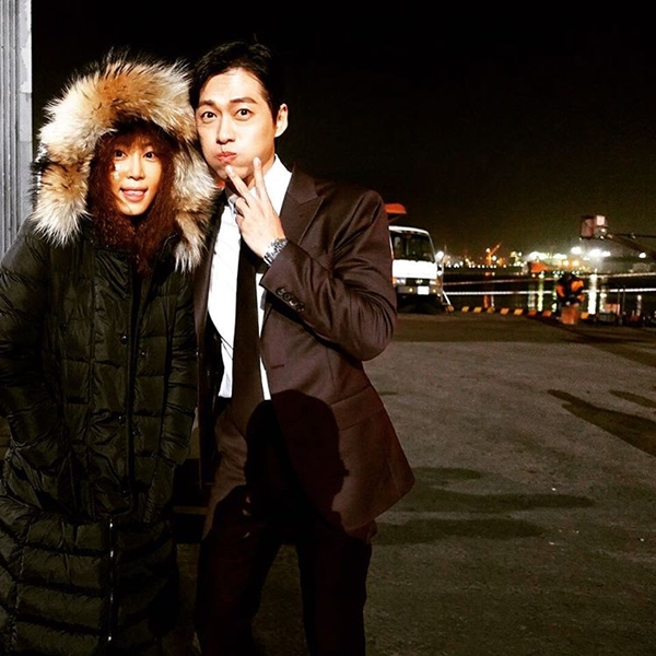 ▲영화 '비정규직 특수요원' 배우 강예원, 남궁민(사진=강예원 인스타그램)