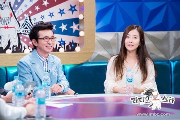 ▲공개열애 중인 김국진 강수지 커플(사진=MBC '라디오스타')