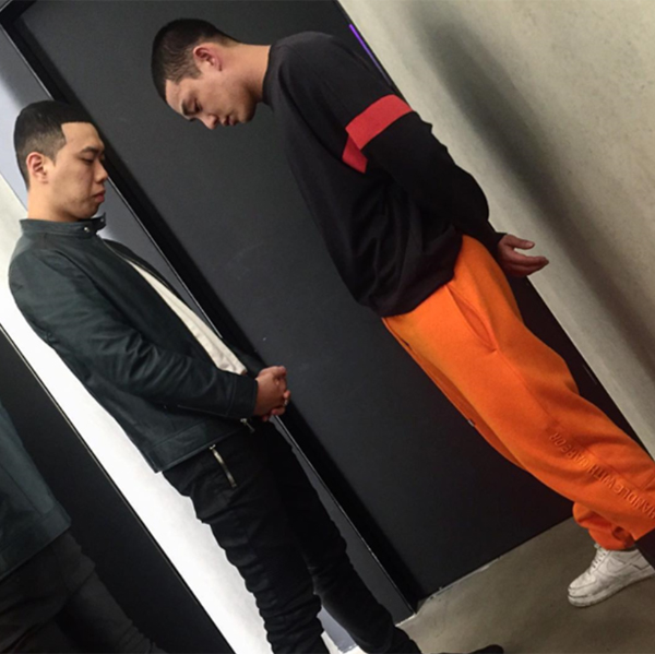 ▲래퍼 비와이가 배우 유아인과 함께 찍은 사진을 공개했다.(사진=비와이 인스타그램)