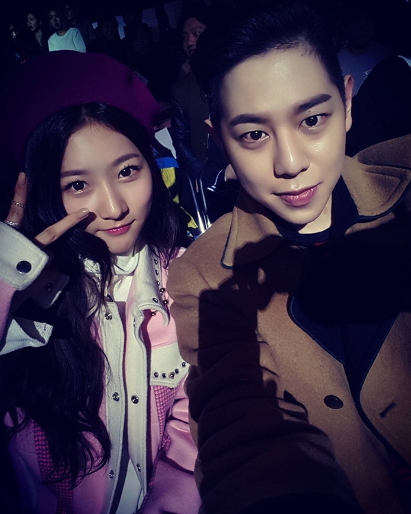 ▲배우 김새론, 가수 우태운(사진=우태운 인스타그램)