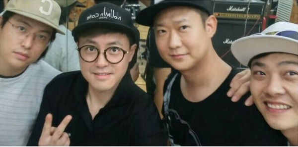 ▲(왼쪽부터) 문성훈, 노유민, 천명훈, 이성진(사진=노유민 SNS)