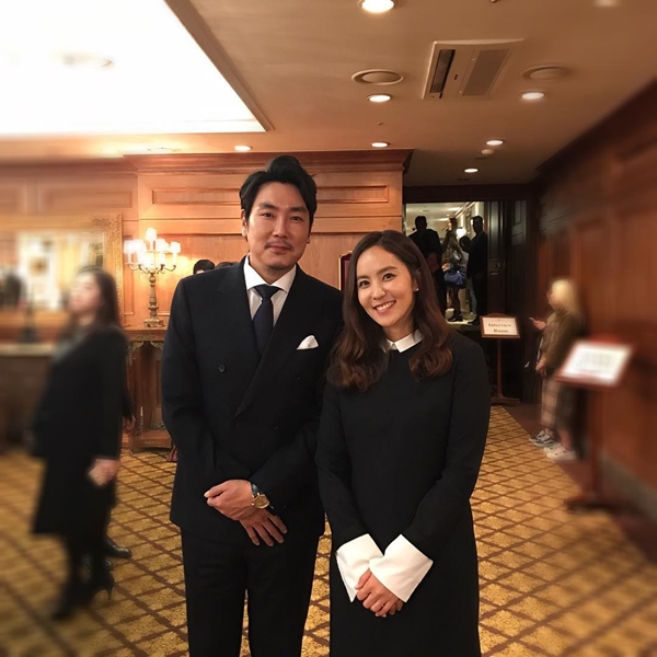 ▲배우 조진웅, 방송인 박지윤(사진=박지윤 인스타그램)