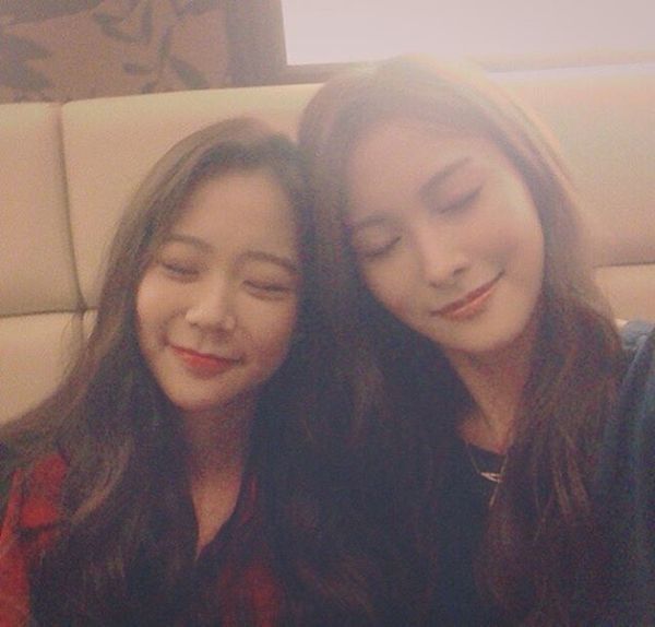 ▲배우 한승연, 박규리(사진=박규리 인스타그램)