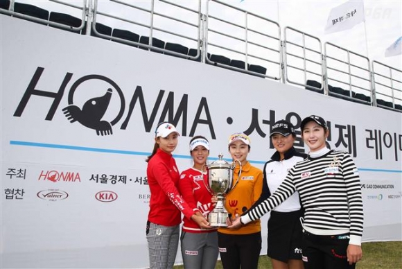 ▲왼쪽부터 김민선5,이승현,김혜윤,고진영,배선우.