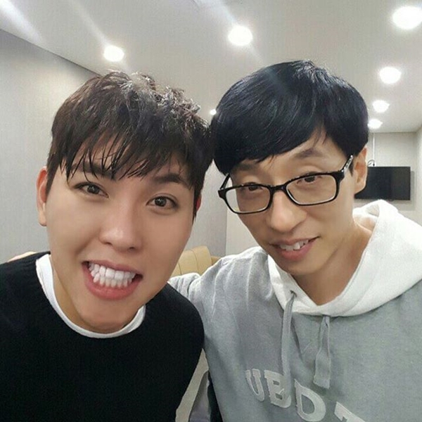 ▲KBS2 '해피투게더 3' 한동근, 유재석(사진=한동근 인스타그램)