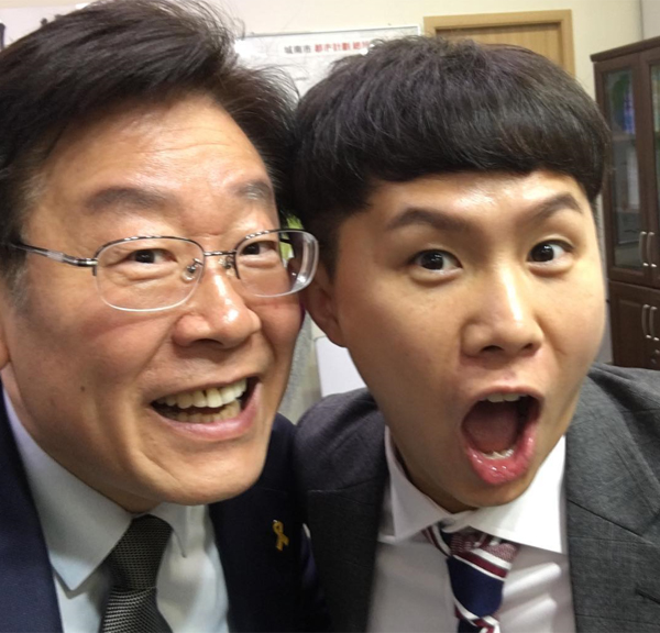 ▲이재명 성남시장이 개그맨 양세형과의 일상을 전했다.(사진=이재명 인스타그램)