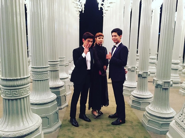 ▲가수 에릭남, 소녀시대 수영, 배우 박보검(사진=에릭남 인스타그램)