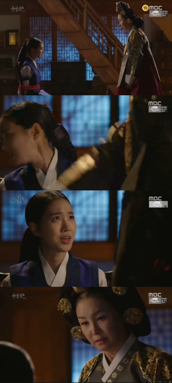 (사진=MBC 주말드라마 '옥중화' 진세연 김미숙 캡처)