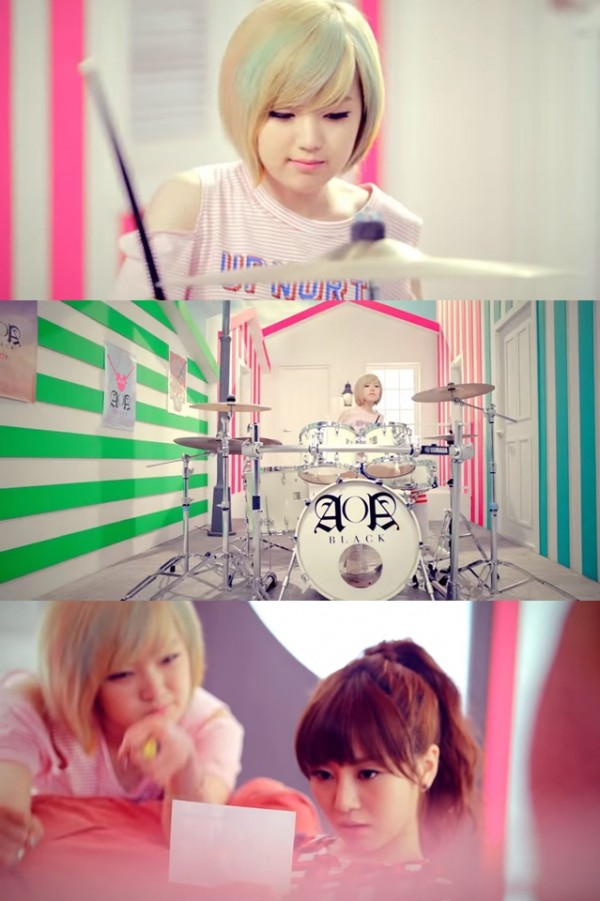 ▲AOA 유경(출처=AOA '모야' 뮤직비디오 영상 캡처)