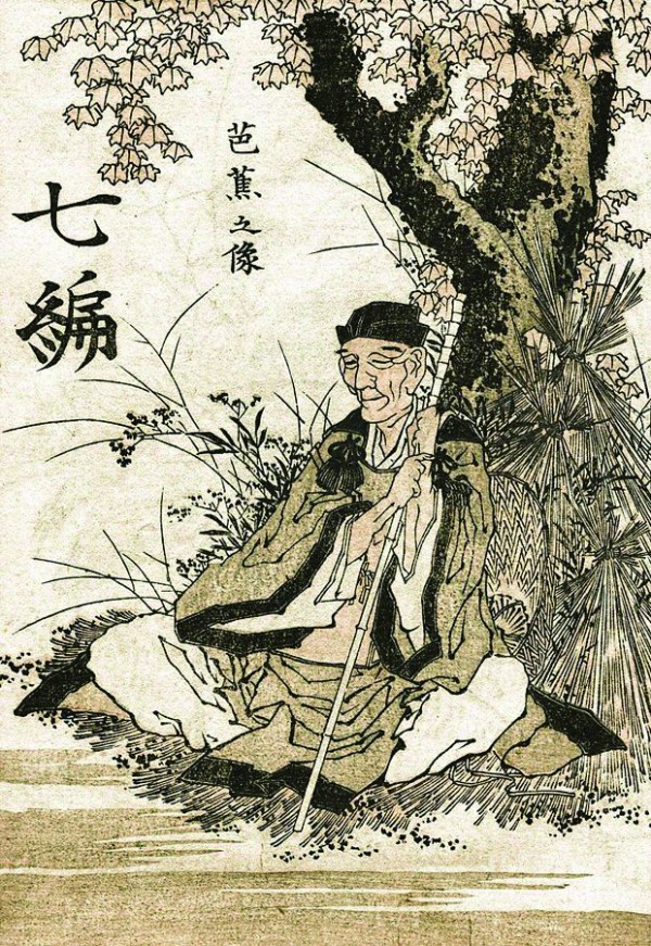 ▲에도시대 화가 가츠시카 호쿠사이(葛飾北, 1760~1849)가 그린 마쓰오 바쇼의 모습. 