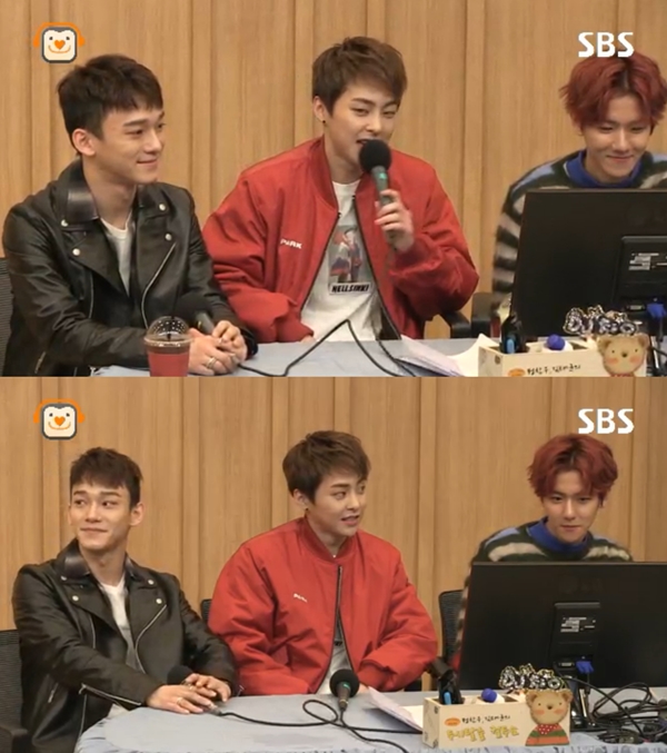 ▲엑소 유닛 첸백시(사진=SBS 파워FM '두시탈출 컬투쇼')