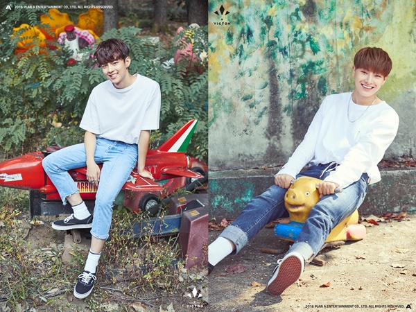 ▲신예 보이그룹 빅톤 수빈(좌), 한세(사진=플랜에이엔터테인먼트)