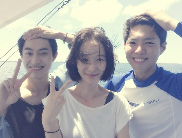 ▲곽동연 한수연 박보검(사진=한수연 인스타그램)