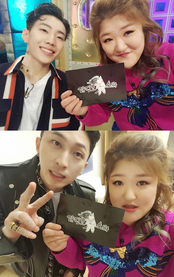 ▲MBC '라디오스타' 박재범, 이국주, 슬리피(사진=이국주 인스타그램)