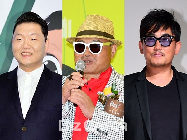 ▲싸이, 김흥국, 이승철(출처=비즈엔터)