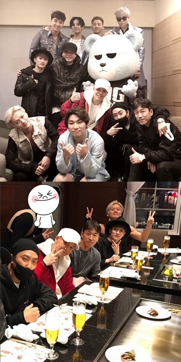 (▲젝스키스 빅뱅, YG 양현석 인스타그램)