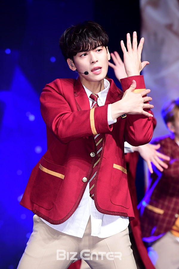 ▲아스트로 차은우(사진=윤예진 기자 yoooon@)