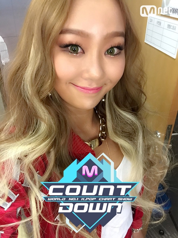 ▲씨스타 효린(사진=Mnet '엠카운트다운' 공식 트위터)