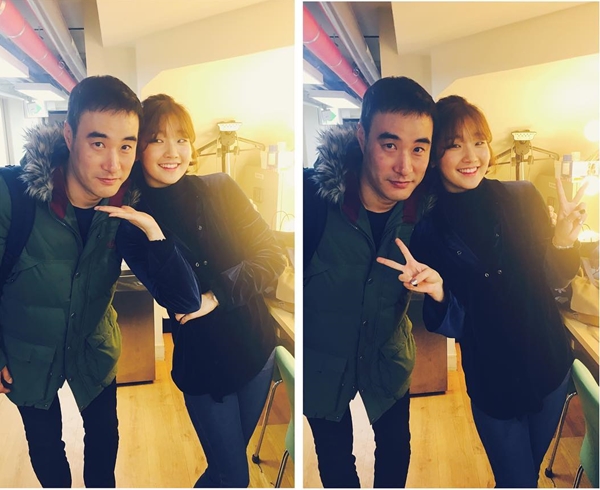 ▲연극 '클로저' 배성우, 박소담(사진=박소담 인스타그램)