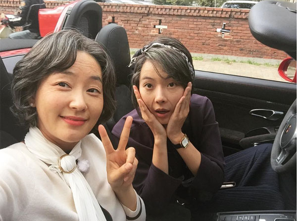 ▲'미래일기' 박진희 윤소이(사진=박진희 인스타그램)