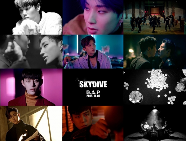 ▲B.A.P '스카이다이브' MV(사진=TS엔터테인먼트)