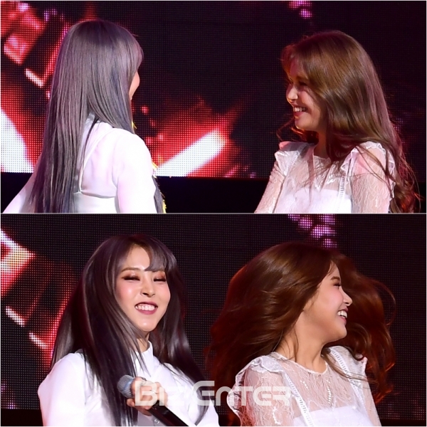 ▲마마무 문별, 솔라(사진=윤예진 기자 yoooon@)