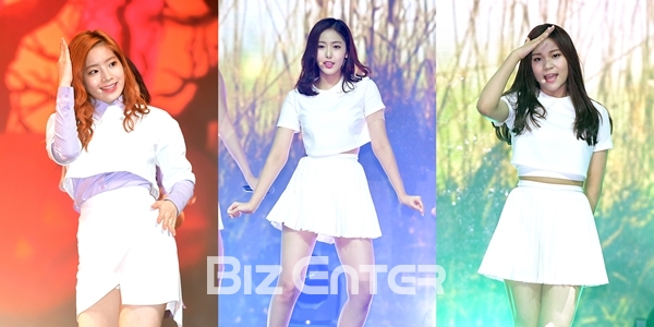 ▲그룹 트와이스 다현, 그룹 여자친구 신비, 엄지(사진=윤예진 기자 yoooon@)