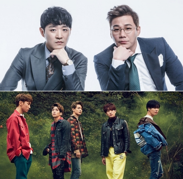 ▲그룹 바이브(위), 샤이니(사진=더바이브엔터테인먼트, SM엔터테인먼트)