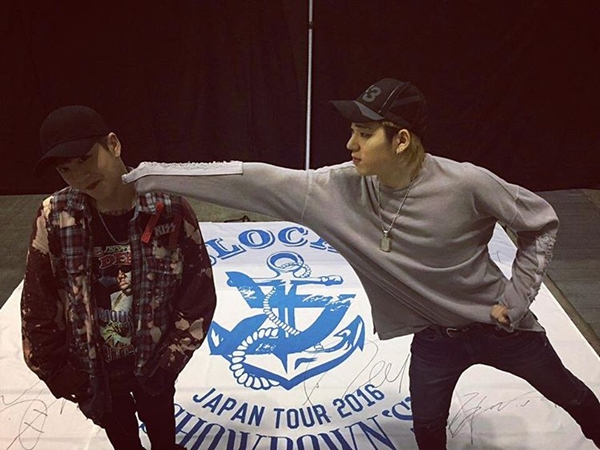 ▲블락비 태일이 '비디오스타' 지코와 관련된 기사에 해명하며, 지코와의 유쾌한 모습을 공개했다.(사진=블락비 태일 인스타그램)