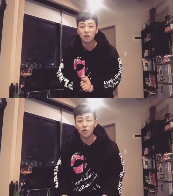 (▲딘딘 인스타그램, 수능 응원 메시지)