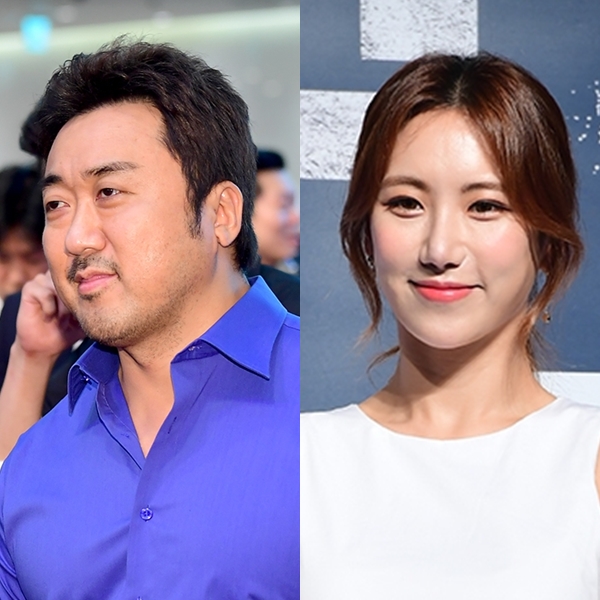 ▲마동석 예정화(출처=비즈엔터)