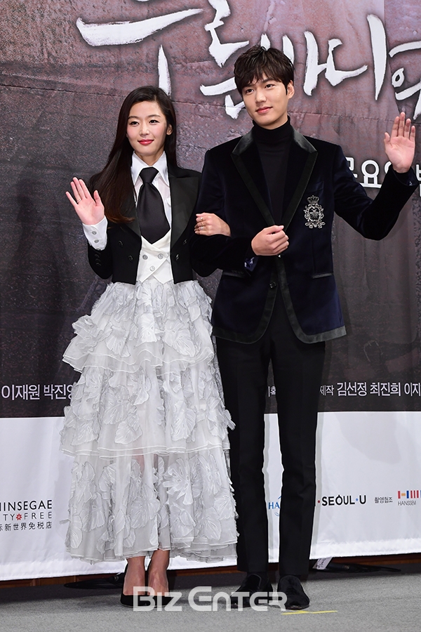 ▲배우 전지현과 이민호(사진=윤예진 기자 yoooon@)