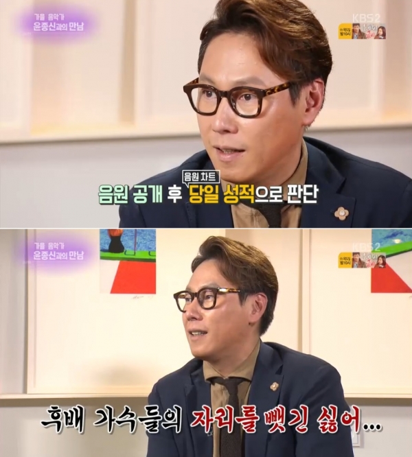 ▲가수 윤종신(사진=KBS2 '연예가중계')