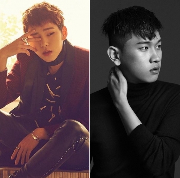 ▲가수 지코(왼쪽)와 크러쉬(사진=세븐시즌스, 아메바컬쳐)