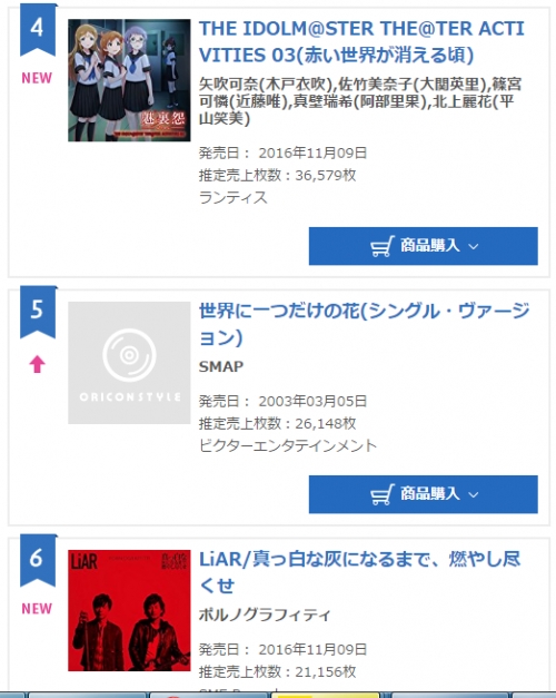 (사진=오리콘 홈페이지 캡처)