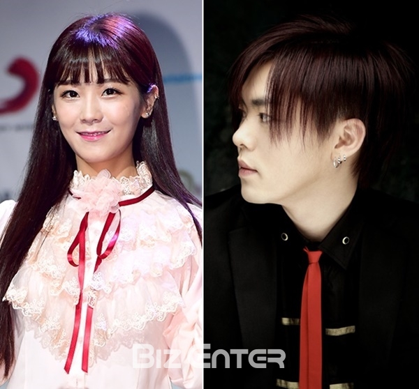 ▲크레용팝 소율(왼쪽)과 문희준(사진=윤예진 기자 yoooon@, 코엔스타즈)