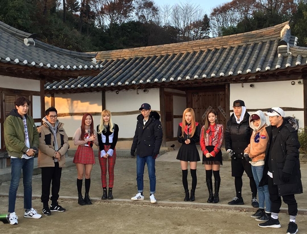 ▲그룹 블랙핑크가 28일 '런닝맨' 녹화에 참여했다.(사진=SBS '일요일이 좋다-런닝맨' 공식 인스타그램)