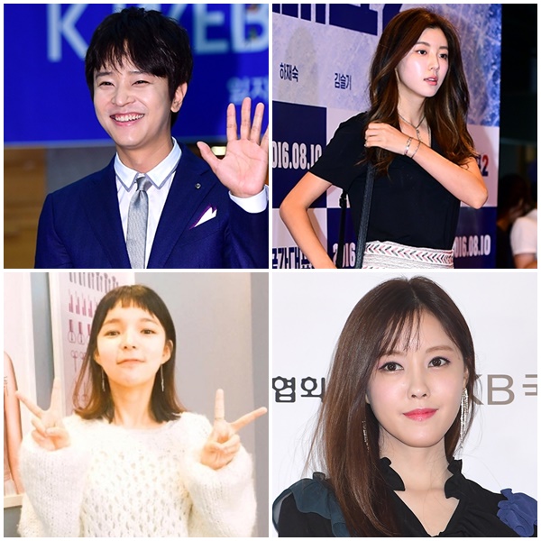 ▲'색다른 남녀' 김정훈 박한별 효민 박진주(비즈엔터DB-박진주 인스타)