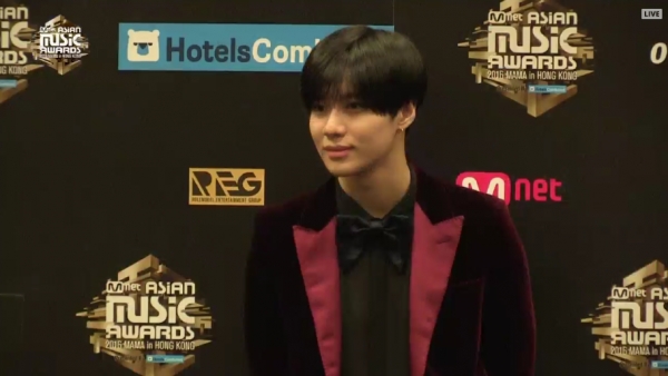 ▲그룹 샤이니 태민(사진=CJ E&M 중계화면)