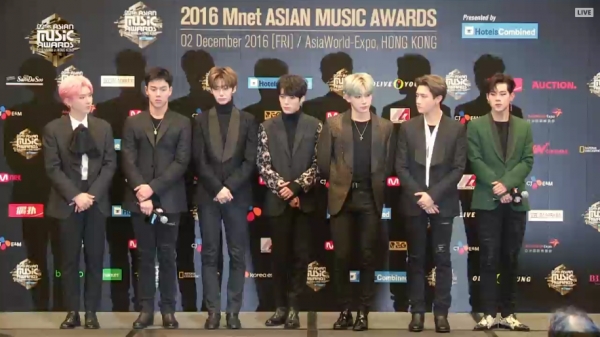 ▲그룹 몬스타엑스(사진=CJ E&M 중계화면)